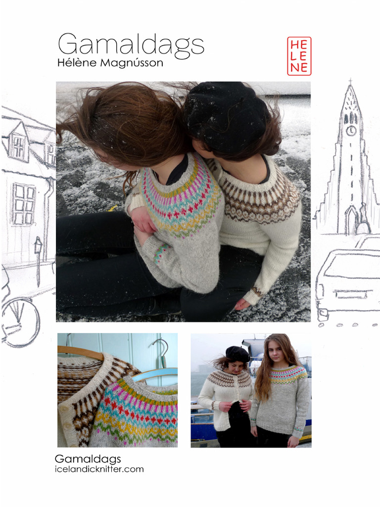 Modern Gamaldags Icelandic Sweater | PDF | Knitting | Sweater
