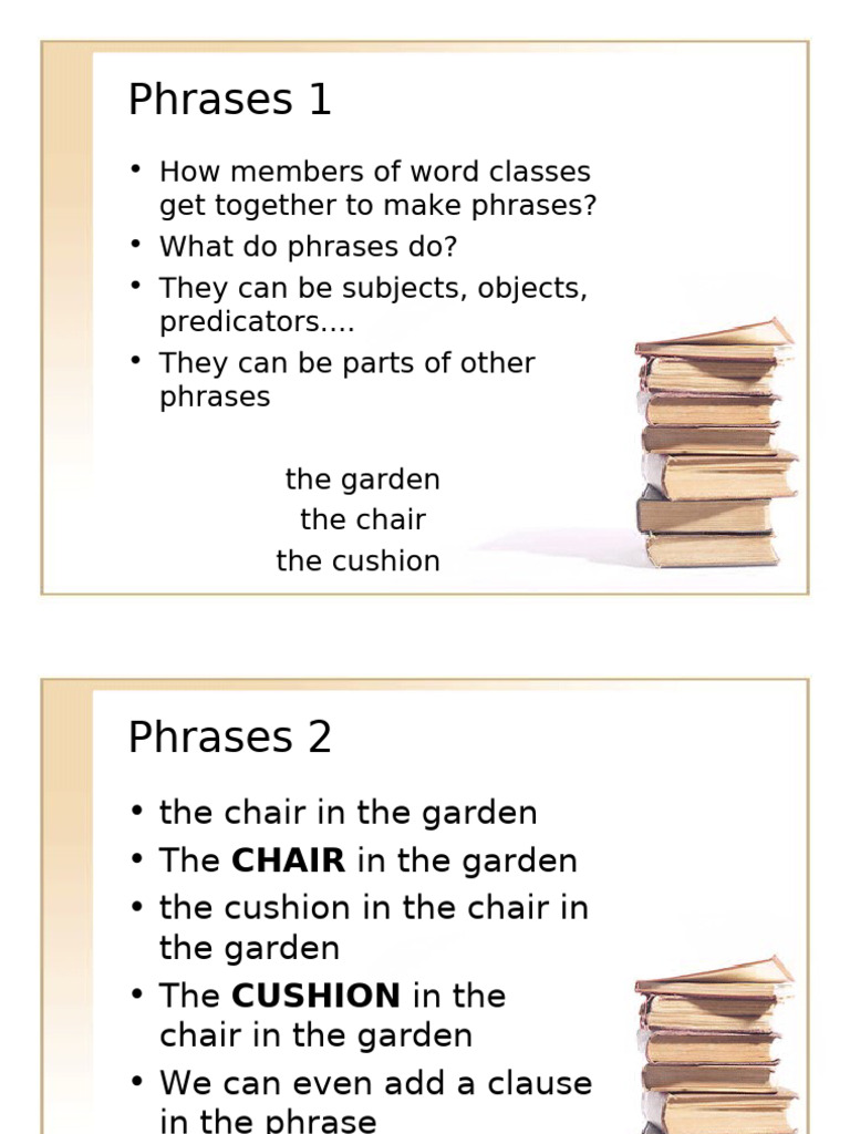 Understanding Phrases in English Grammar | PDF | Phrase | Part Of Speech