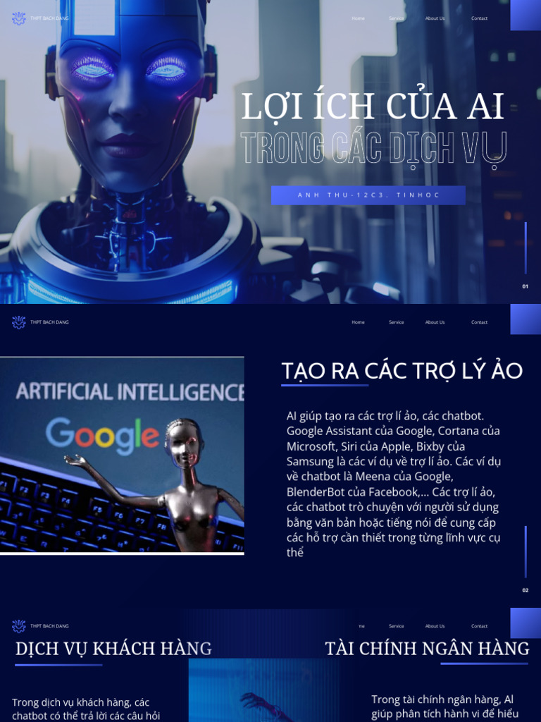 Blue Futuristic Artificial Intelligence Presentation | PDF