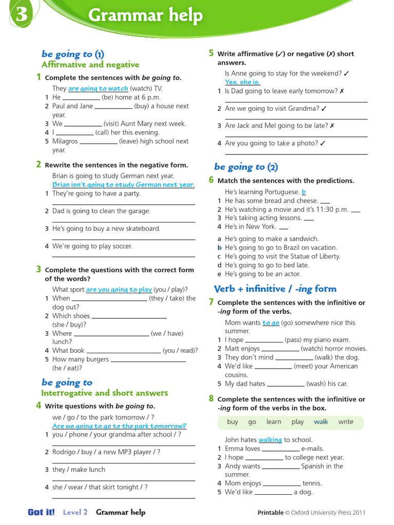 Grammar Practice for ESL Learners | PDF | Semantic Units | Linguistic ...
