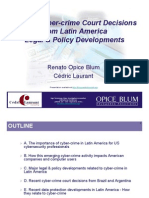 Cybercrime Court Decisions From Latin America - Legal and Policy Developments (HTCIA Conference, Atlanta, GA (USA), 20 Sept. 2010)