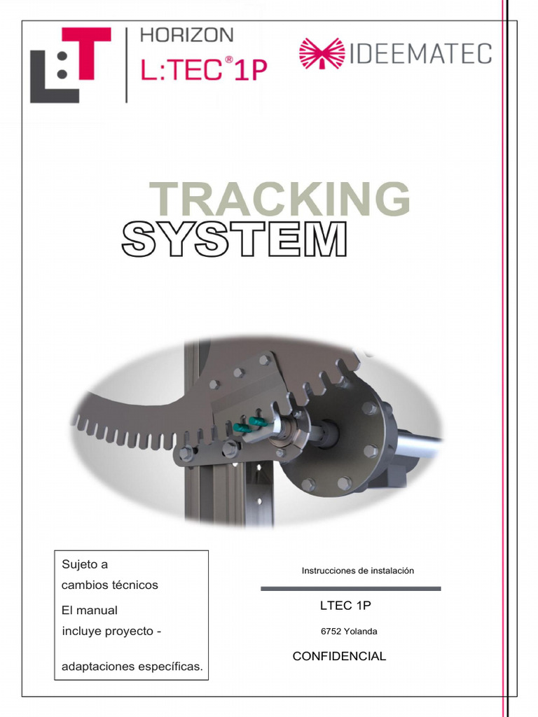 Instrucciones de Instalación LTEC | PDF | Rodamiento (Mecánico) | Engranaje