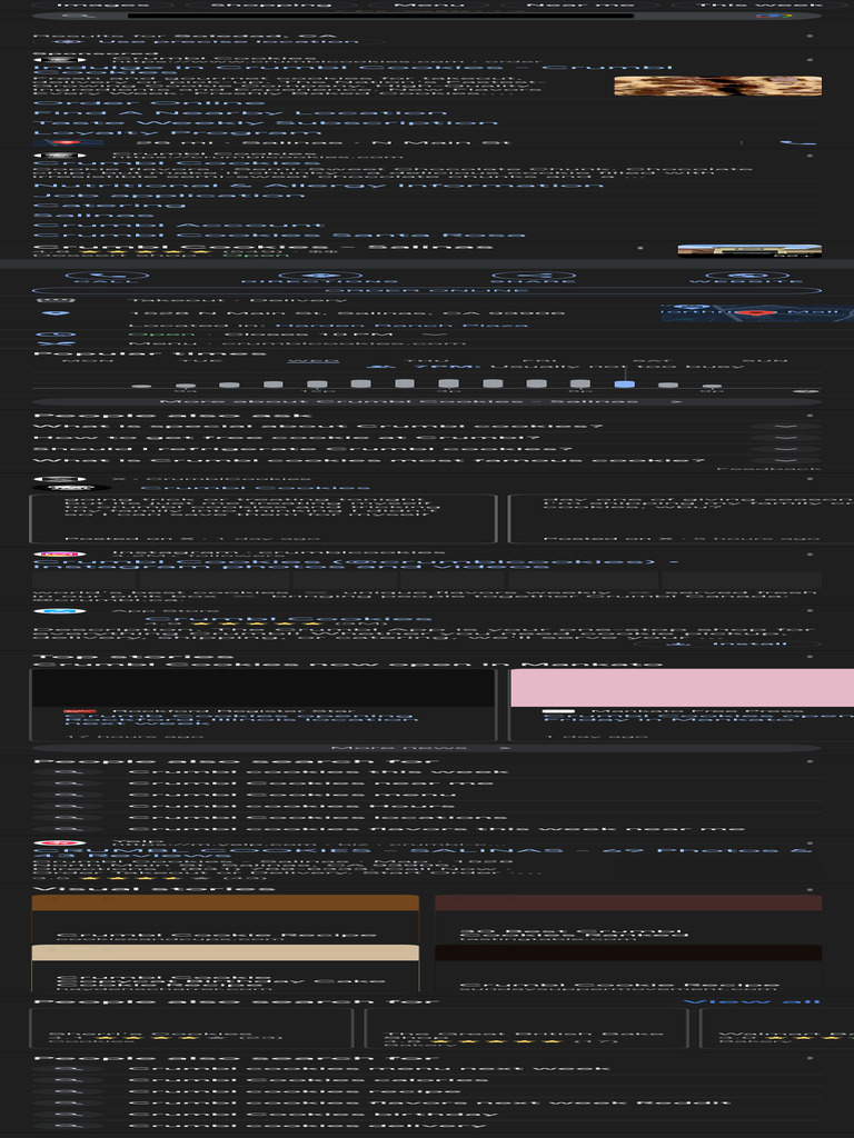 Crumbl Cookies Google Search Pdf Desserts Foods