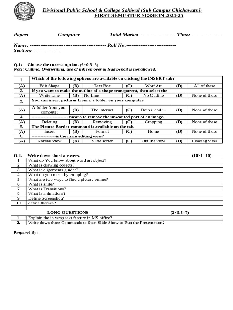 Computer 5 TH | PDF