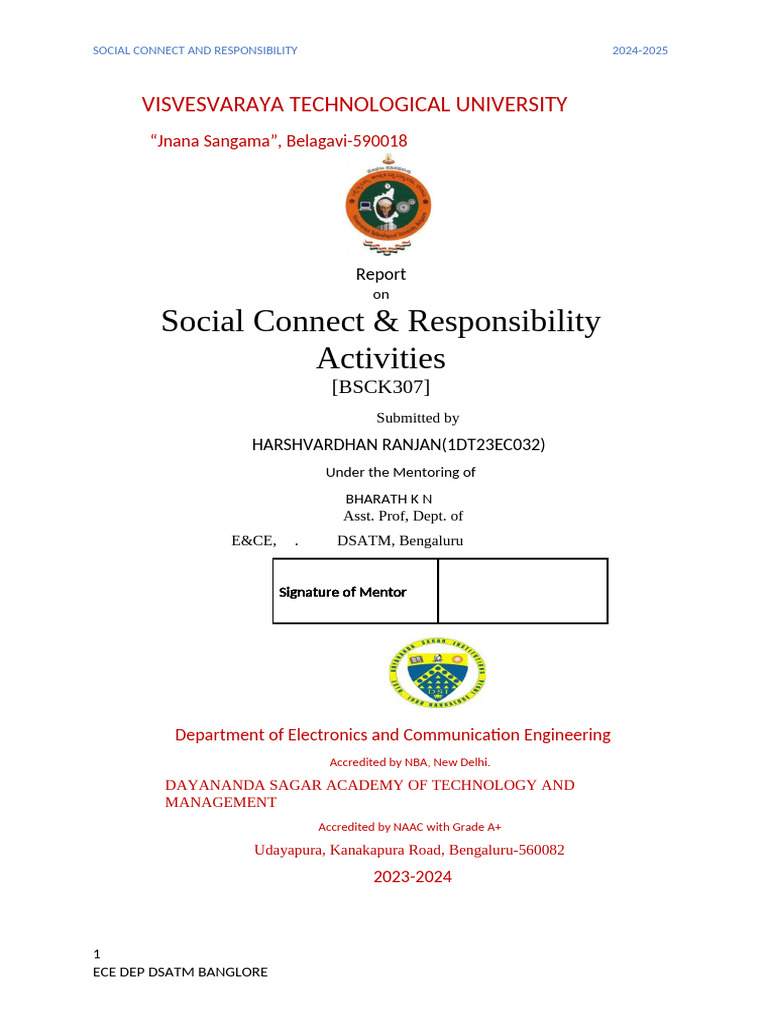 Social Responsibility Activities Report | PDF | Soil | Plantation