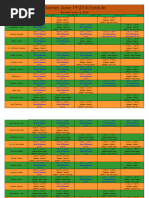 PEA Timetable | PDF