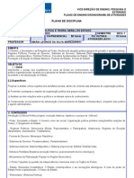 Plano de Curso CiÊNCIA POLÍTICA E TEORIA GERAL DO ESTADO