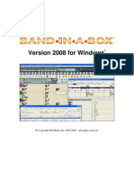 Band in A Box 2008 Manual