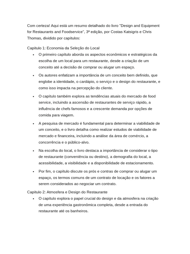 Guia Completo sobre Design de Restaurantes | PDF | Forno | Desperdício