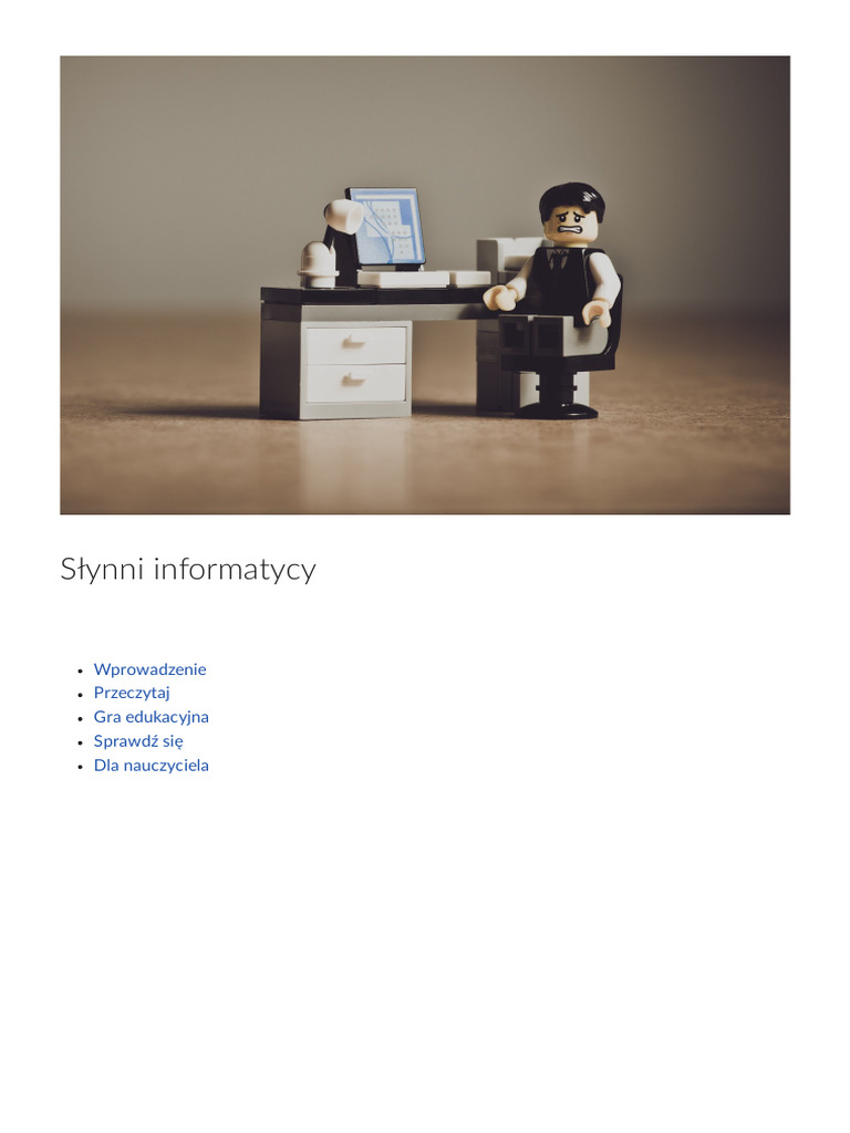 Slynni Informatycy | PDF