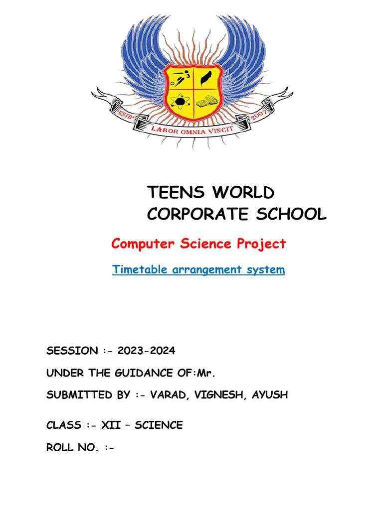 CS PROJECT 3CB | PDF | Usability | Science