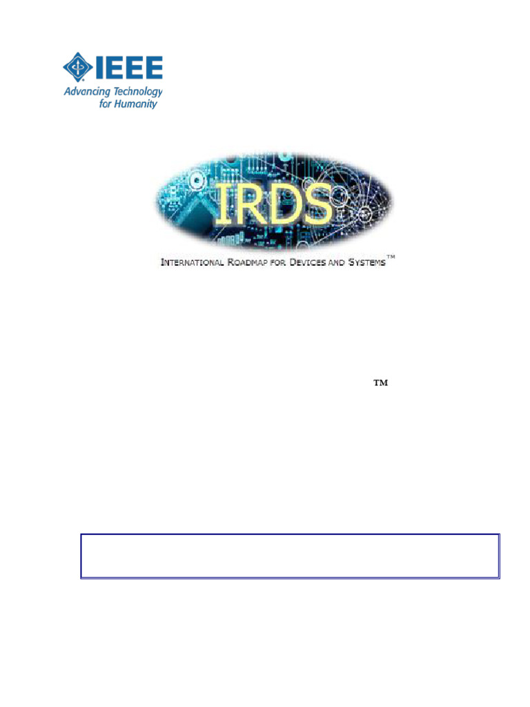2021irds Es | PDF | Semiconductor Device Fabrication | Integrated Circuit