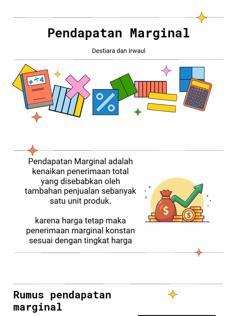 Rumus dan Konsep Pendapatan Marginal | PDF