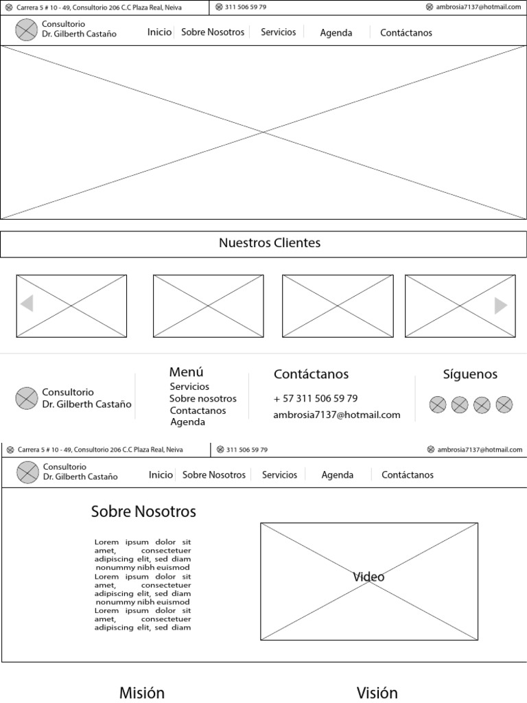 Wireframe Concepto Gráfico | PDF