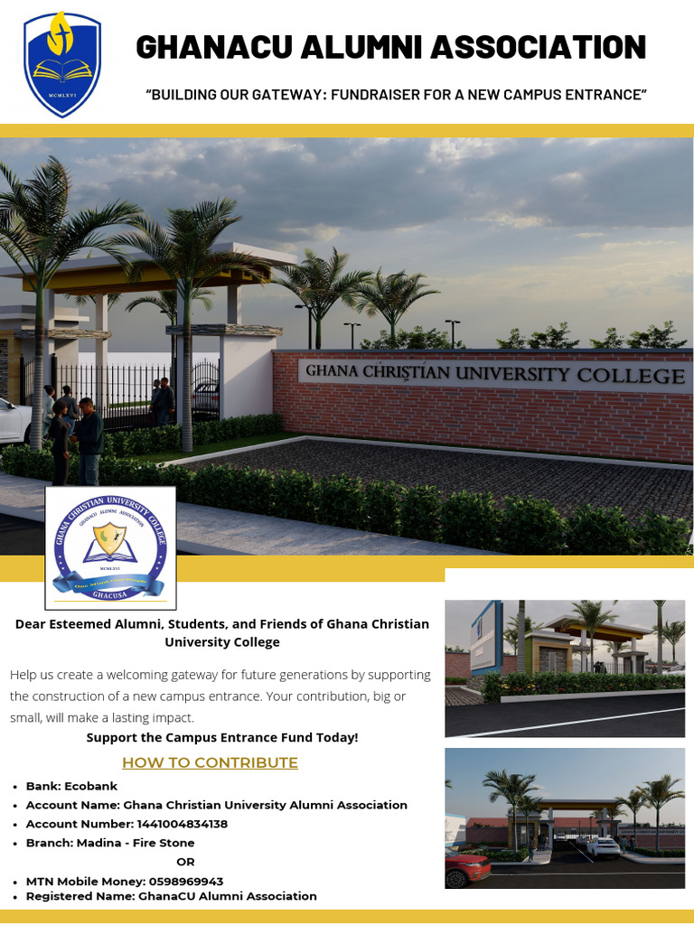 Campus Entrance Fundraiser Flyer | PDF