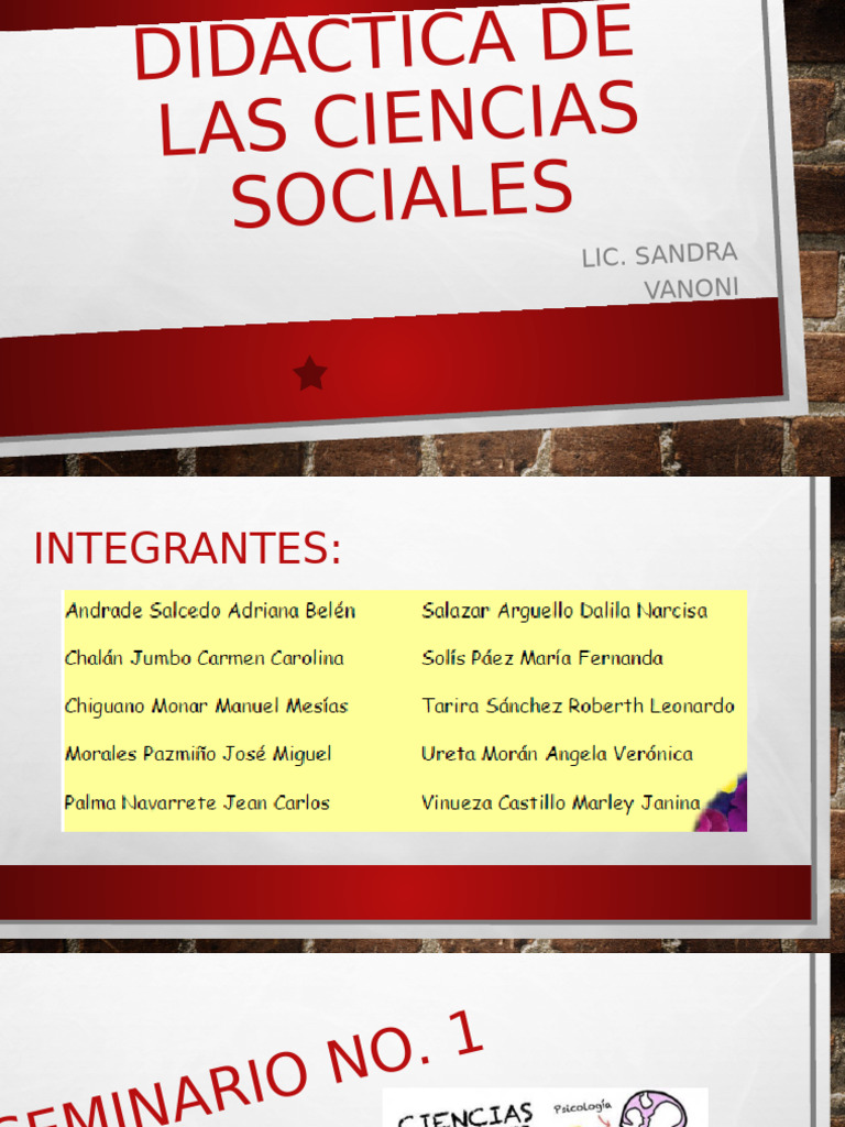 Didáctica de Ciencias Sociales en Educación | PDF | Ciencias Sociales ...