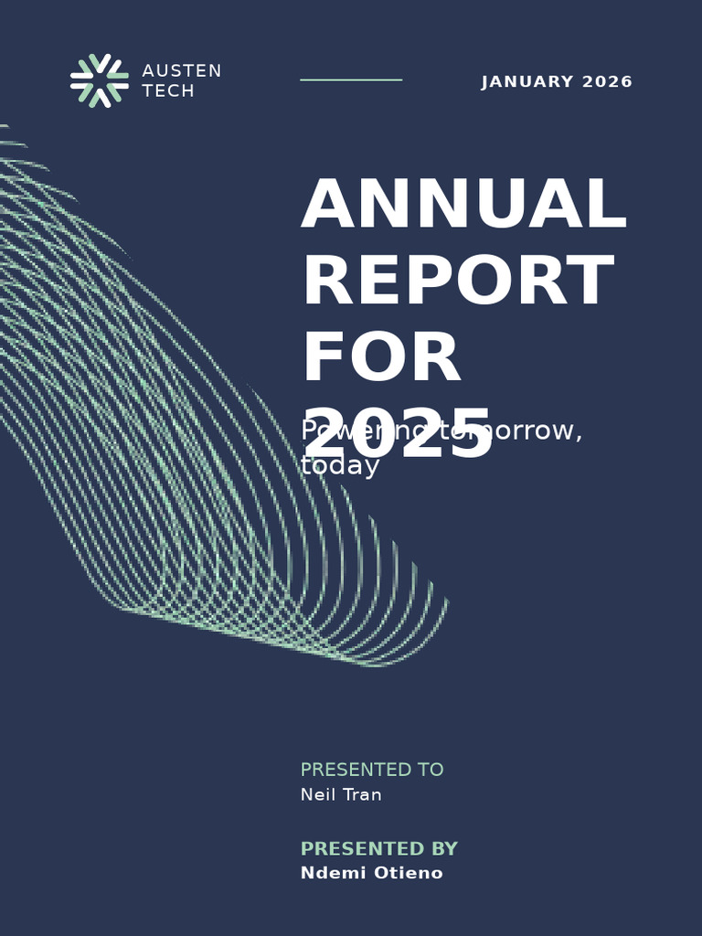 2025 Annual Report: Austen Tech Insights | PDF | Dividend