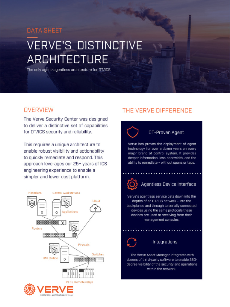 Verve Security Center for OT/ICS Solutions | PDF | Computing | Computer ...