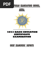 BECE 2025 Revised Timetable | PDF