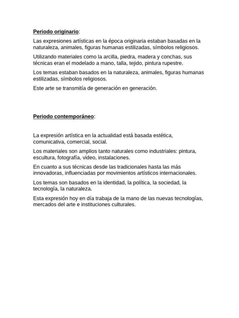 Período Originario | PDF