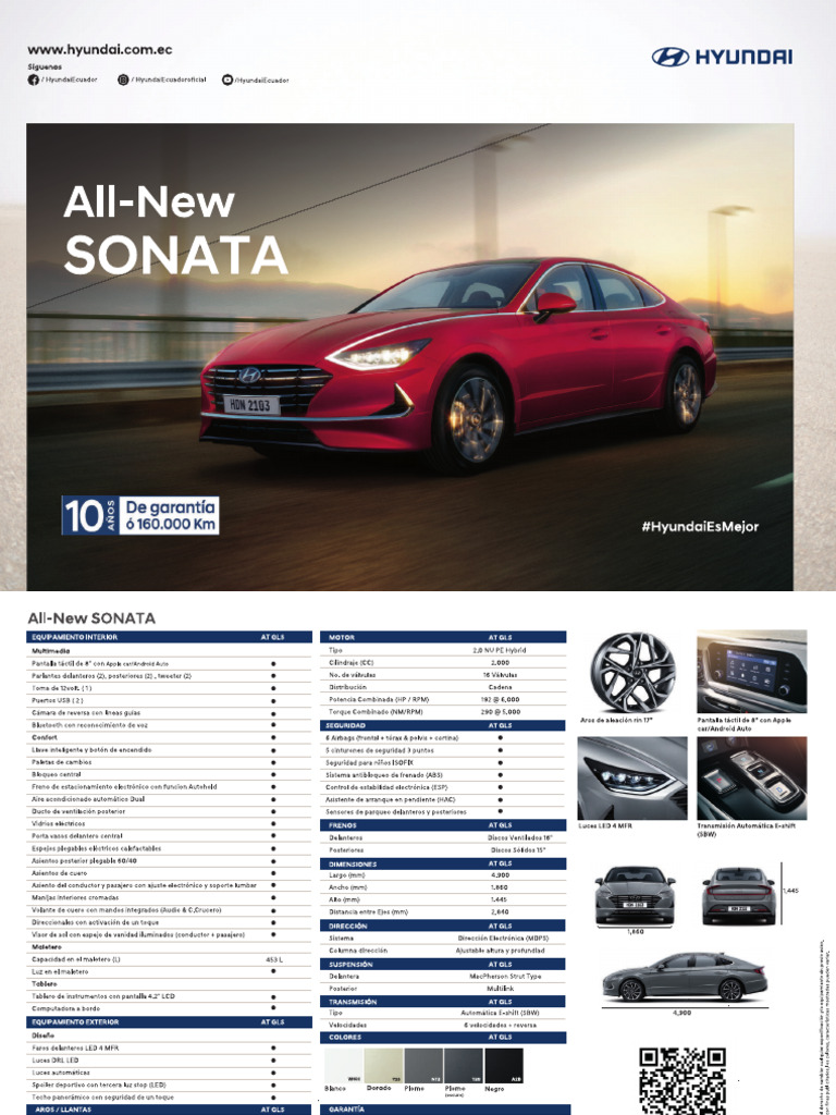 Nuevo Sonata Ficha Tecnica.b9664a29 | PDF