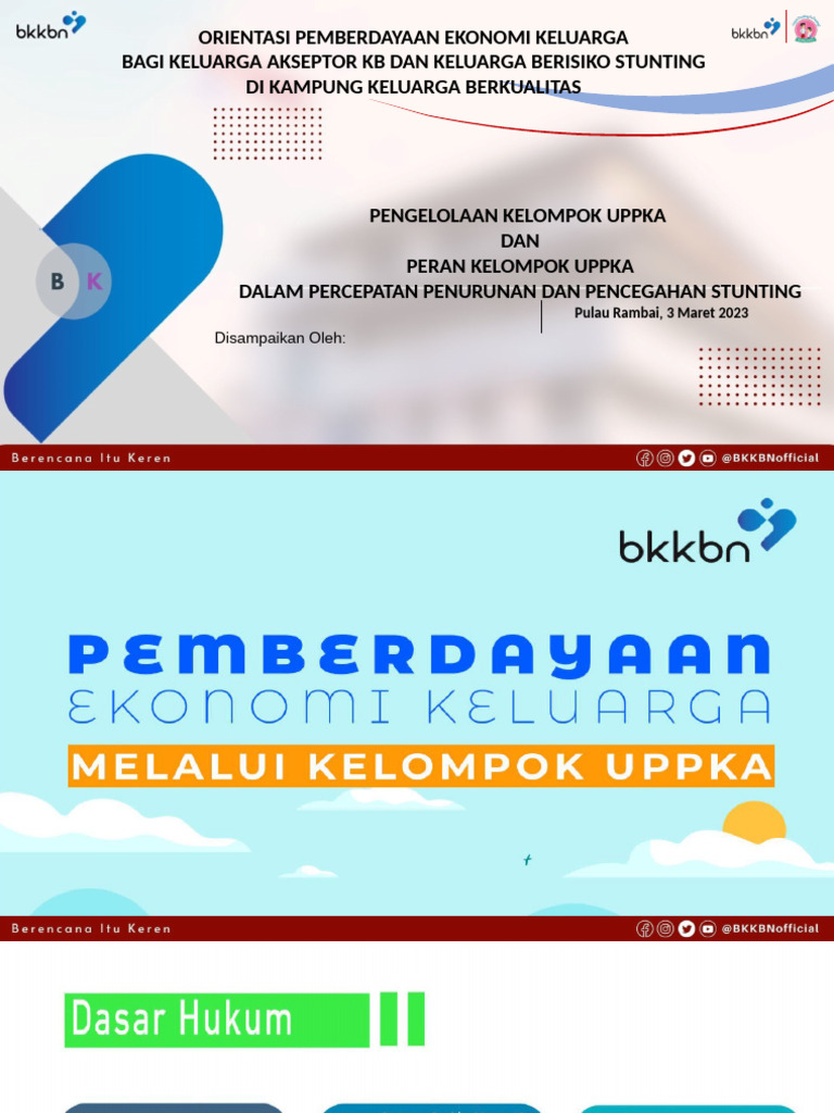Pengelolaan Kelompok UPPKA untuk Stunting | PDF