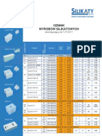 Cennik Grupa SILIKATY