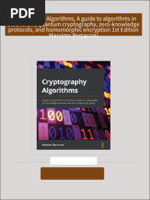 Instant download Cryptography Algorithms, A guide to algorithms in blockchain, quantum cryptography, zero-knowledge protocols, and homomorphic encryption 1st Edition Massimo Bertaccini pdf all chapter