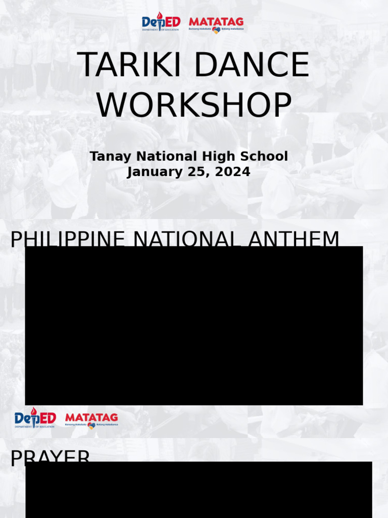Tariki Dance Workshop | PDF