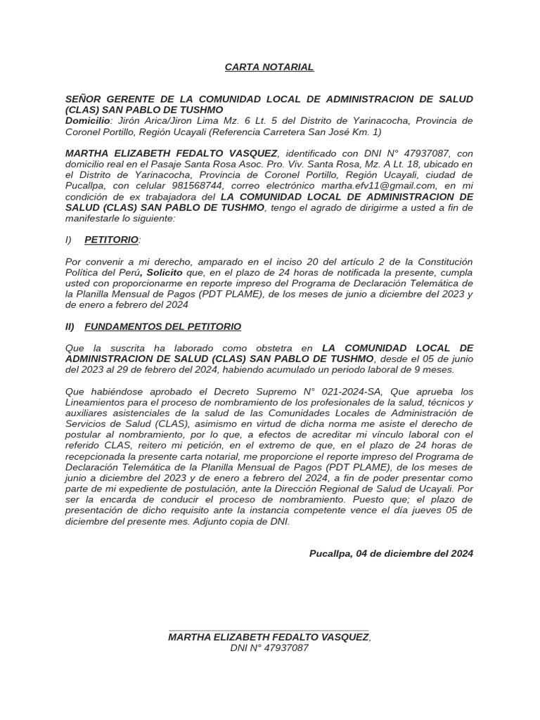 Solicitud de Reporte PDT PLAME 2023-2024 | PDF | Gobierno