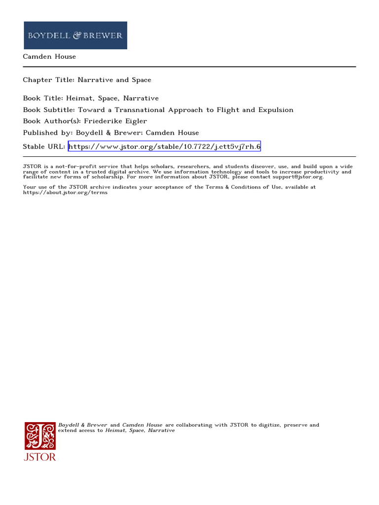Analyzing Space in Narrative Theory | PDF | Space | Narrative
