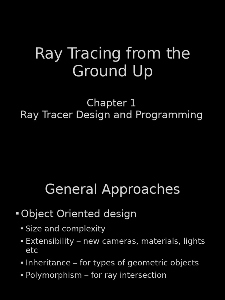 ray_tracing_chapter_1 | PDF | Software Development | Computer Engineering