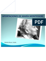 Aportaciones de María Montessori