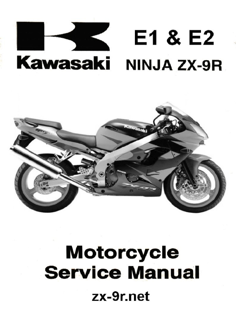 ZX-9R E Service Manual | PDF