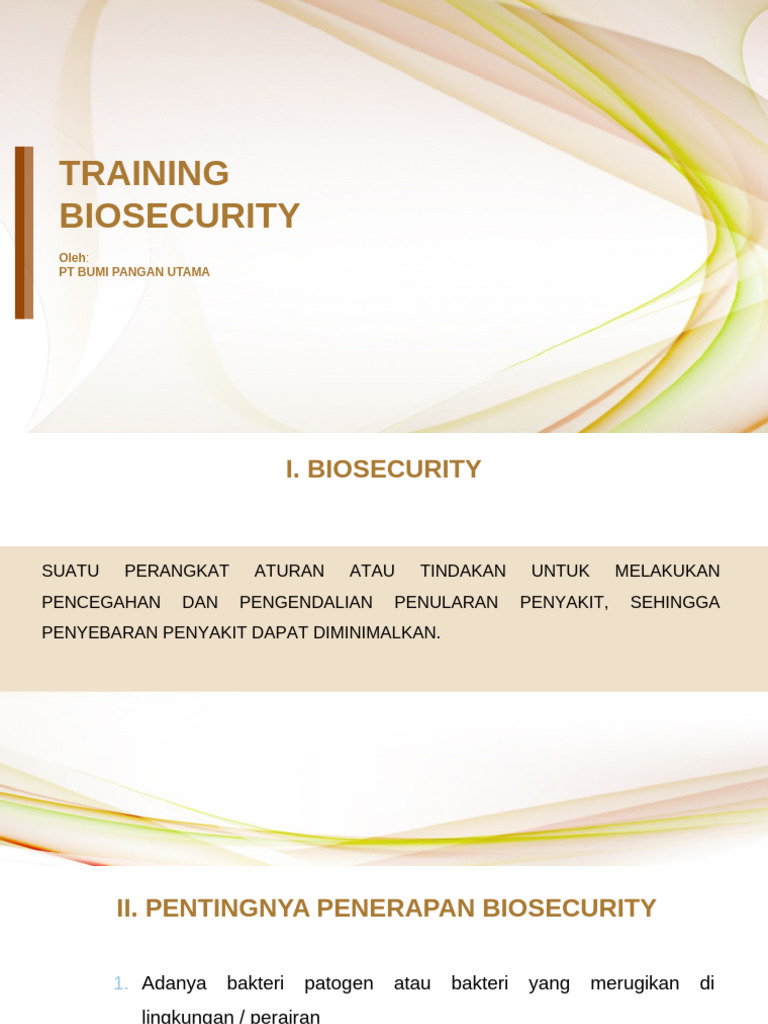 Penerapan Biosecurity dalam Budidaya Udang | PDF