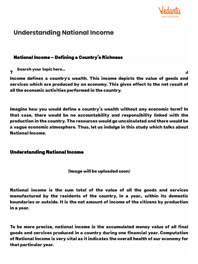Understanding National Income | PDF