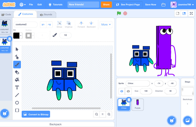 New Friends! On Scratch | PDF
