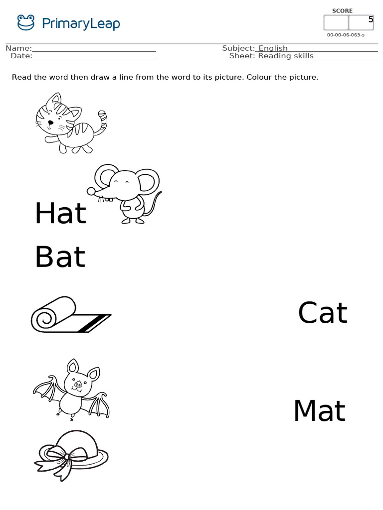 Word and Picture Matching at Words Fun Activities Games Picture ...