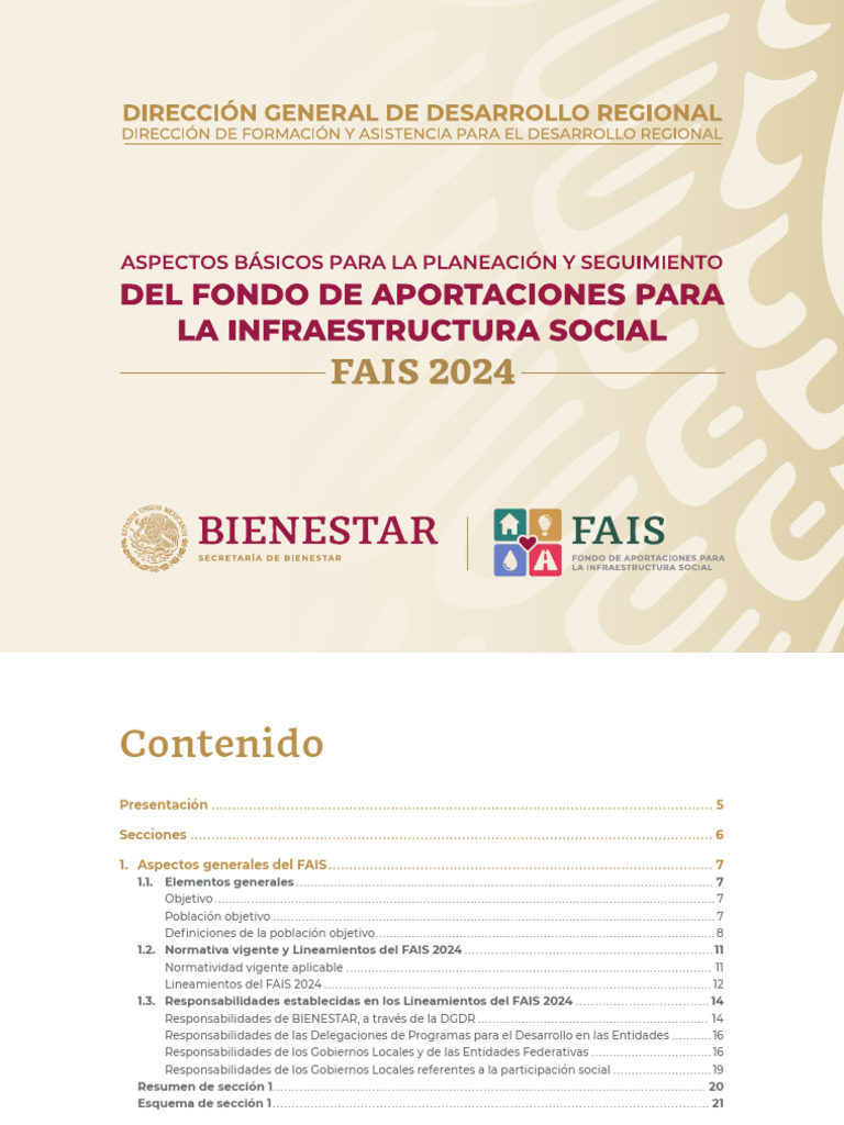 Guía Completa del FAIS 2024: Normas y Procesos | PDF | Planificación ...