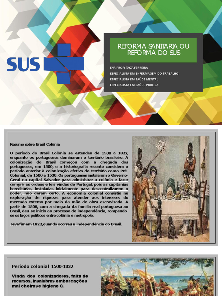 Aula 1 Reforma Sanitaria Ou Reforma Do Sus Atualizada PDF | PDF ...
