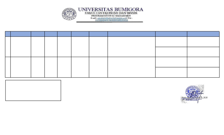 Jadwal Seminar Proposal Pdf