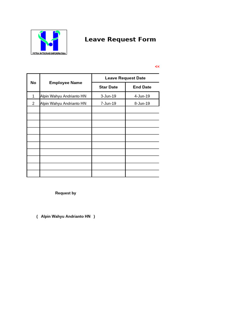 Leave Request | PDF
