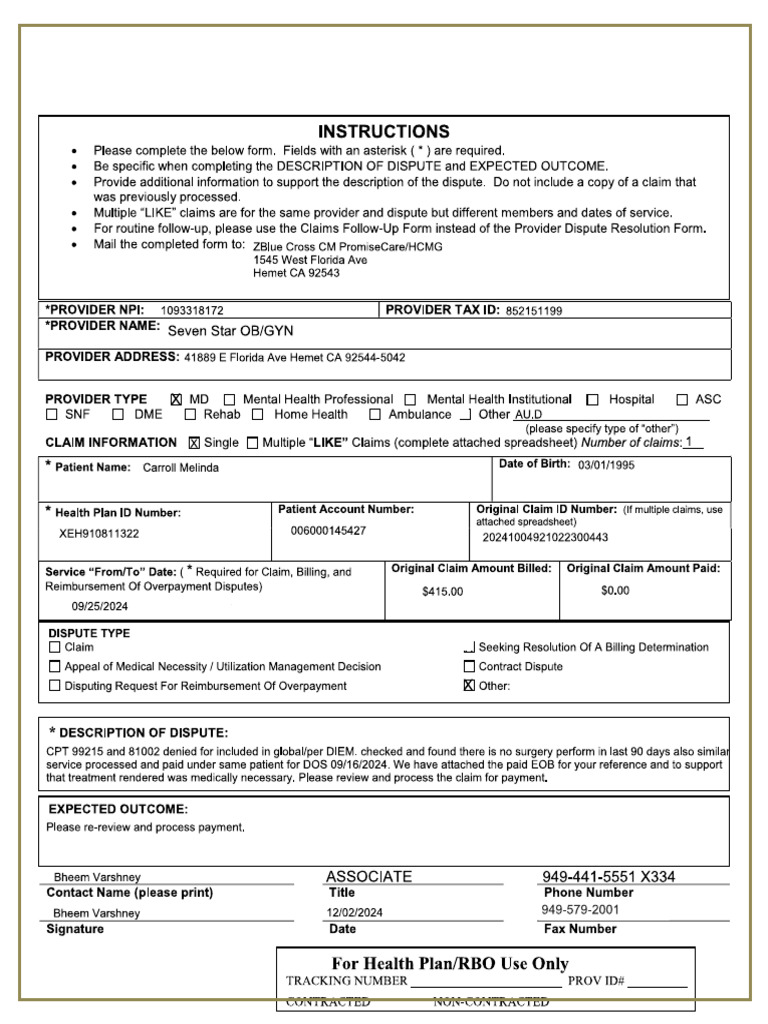 Health Insurance Claim Form Details | PDF | Health Economics | Social ...