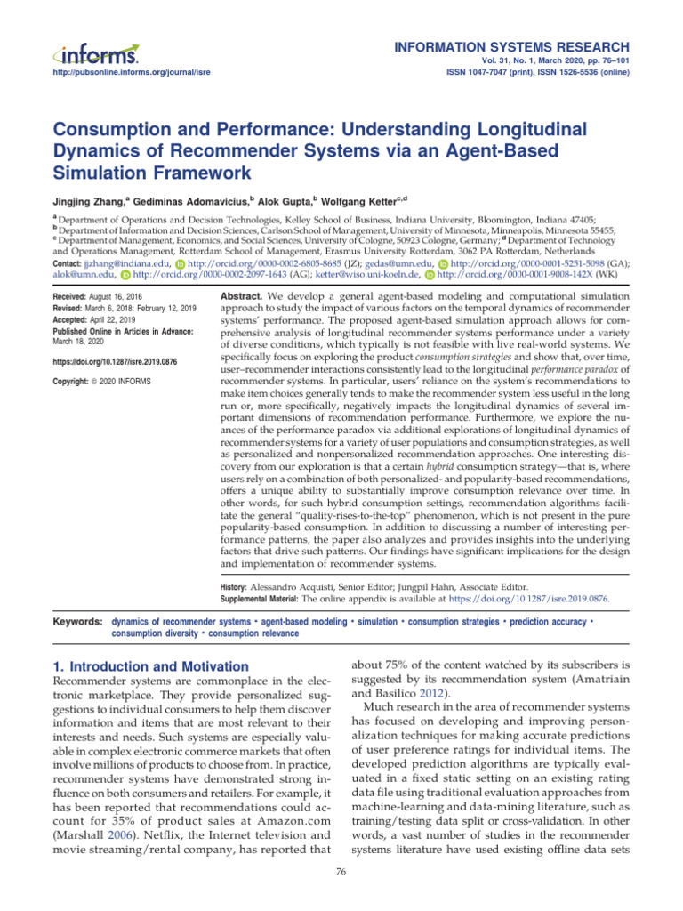 Zhang Et Al 2020 Consumption and Performance Understanding Longitudinal ...