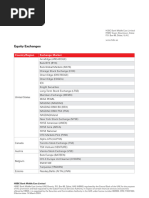 Stock Exchange Codes Overview | PDF | Nasdaq | Service Industries