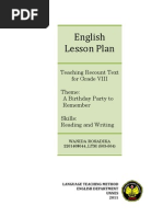 Download Wanida Rosadika Lesson Plan Recount Ltm by Wanida Aryodento SN80519236 doc pdf