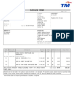 Purchase Order: Page 1 of 1 PO Number PO Date Contract No