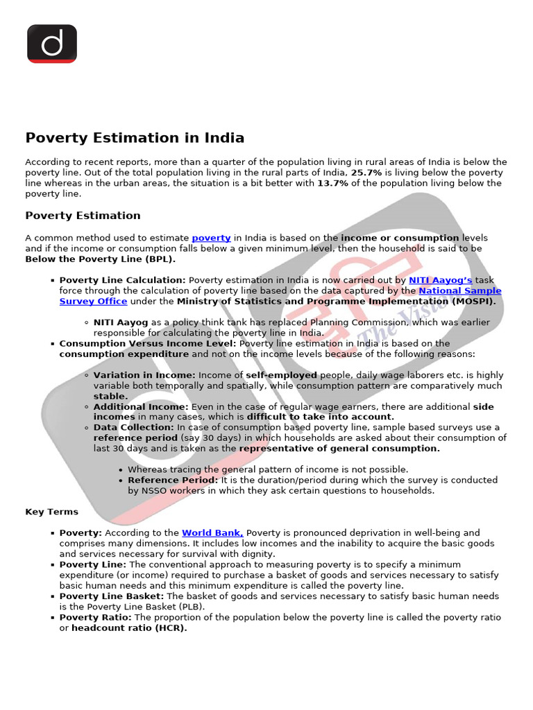 poverty 2 | PDF | Cost Of Living | Poverty Threshold