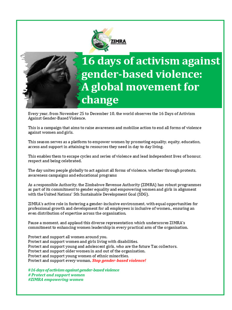 16 Days of Activism: Empower Women | PDF