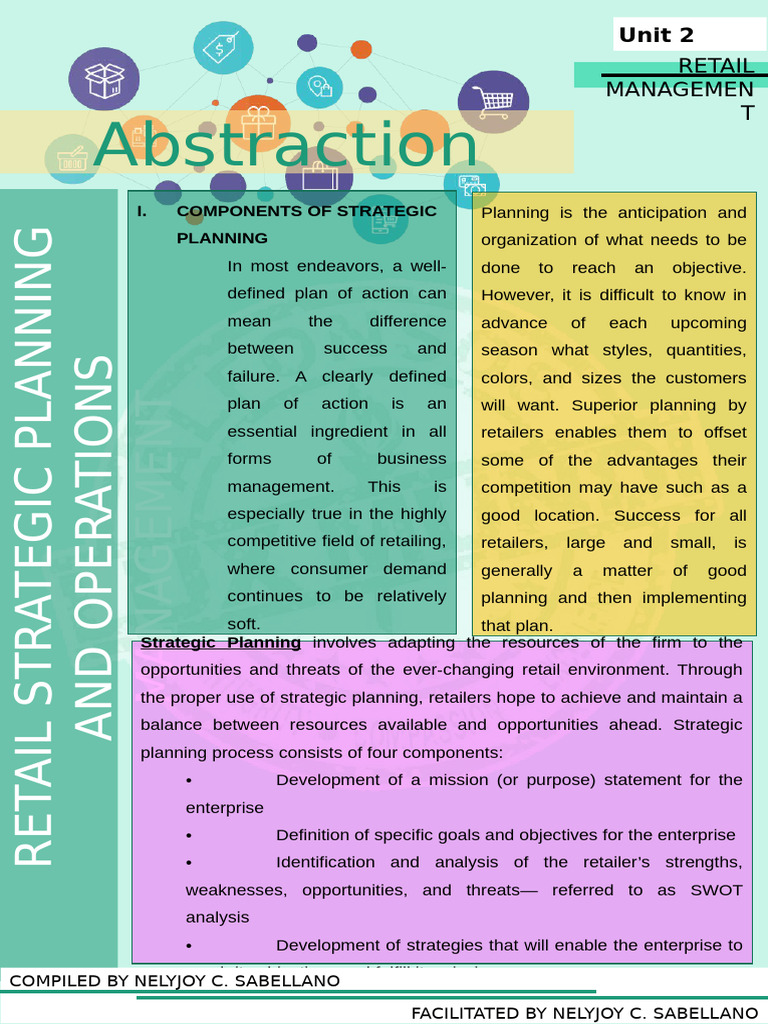 Retail Strategic Planning Essentials | PDF | Retail | Strategic Planning